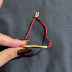 Michael Kors Red Gold Slider Bracelet